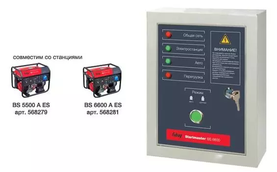 Блок автоматики АВР Fubag Bs 6600 (230v)
