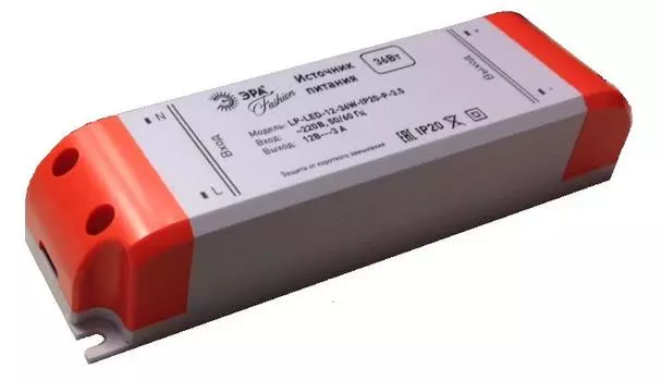 Блок питания ЭРА Lp-led-12-36w-ip20-p-3,5