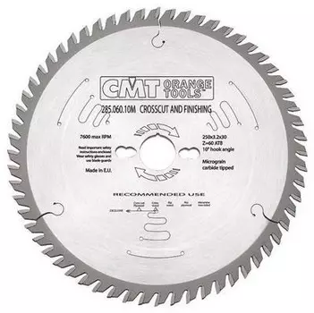 Диск пильный твердосплавный Cmt Ф260х30мм 60зуб. (285.060.11m)