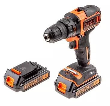 Дрель аккумуляторная Black &amp; decker Bdcdd186kb