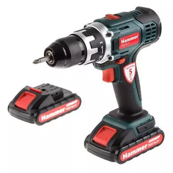 Дрель аккумуляторная Hammer Acd183li 2.0 premium