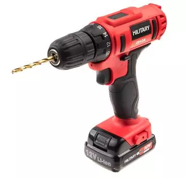 Дрель аккумуляторная Military Cd12a