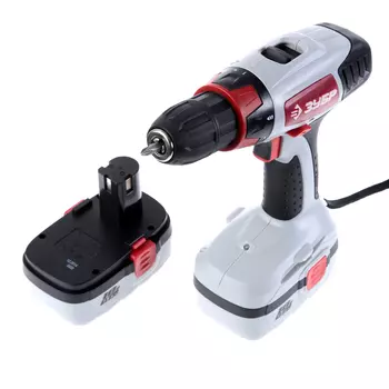 Дрель аккумуляторная ЗУБР ЗДА-18-2 КИН