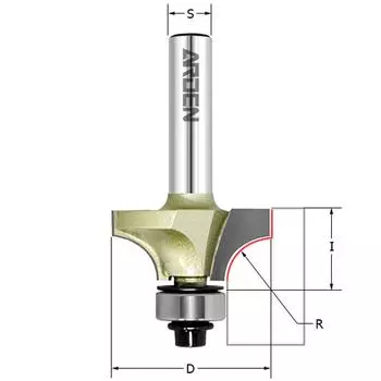 Фреза Arden Ф38.1мм s8мм i19мм (301861)