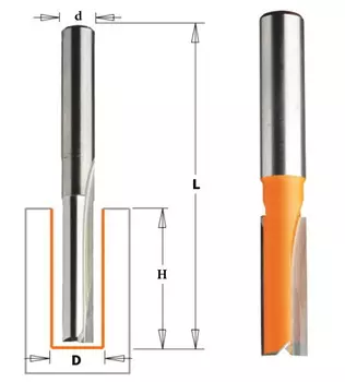 Фреза Cmt Ф12мм s8мм i31.7мм (912.120.11)