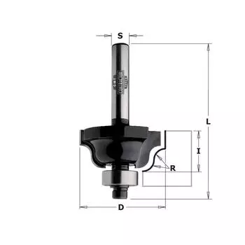 Фреза Cmt Ф31.7мм s8мм i14мм (k938-317)