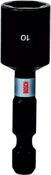 Головка торцевая Bosch размер 10мм, h 50мм, s 1/4'' (impact control 2608522352)
