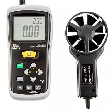 Измеритель расхода воздуха Cem Dt-619