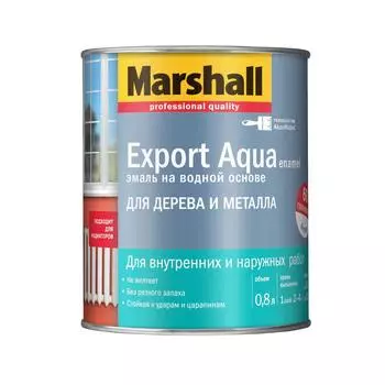 Эмаль Marshall Export aqua белая 0,8 л