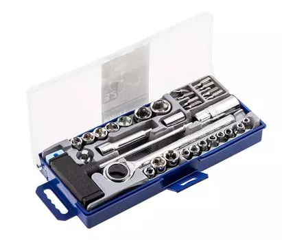 Ключ торцевой шарнирный Kroft 203032, 32 предмета