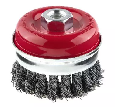 Кордщетка Hammer чаша 75мм для УШМ витая сталь (207-110)