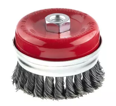 Кордщетка Hammer чаша 85мм для УШМ витая сталь (207-111)