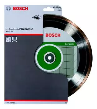 Круг алмазный Bosch Standard for ceramic 250x25.4/30 (2608602539) Ф250х30мм по керамике