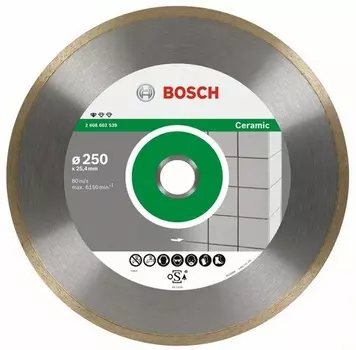 Круг алмазный Bosch Standard for ceramic 300x25.4/30 (2608602540) Ф300х30мм по керамике