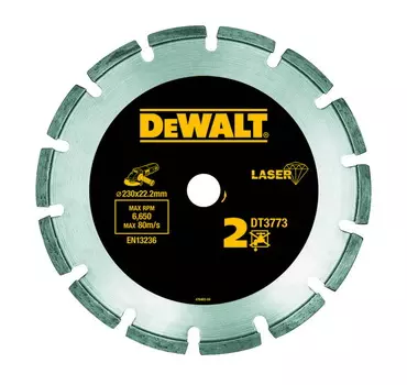 Круг алмазный Dewalt (dt3773-xj) Ф230х22мм по абразивным материалам