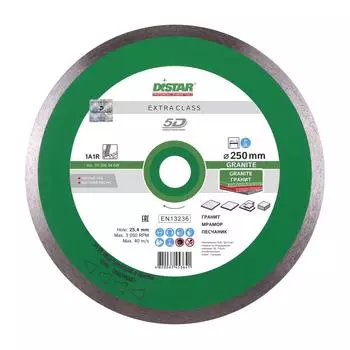 Круг алмазный Distar 1a1r granite rp35t (234447) Ф250х25.4мм по граниту