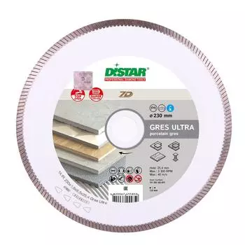 Круг алмазный Distar (1a1r gres ultra rp25t 261467) Ф230х25.4мм по керамограниту