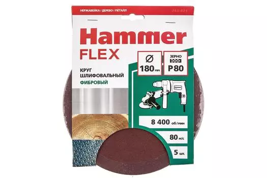 Круг фибровый Hammer 243-021