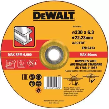 Круг обдирочный Dewalt 43919-qz