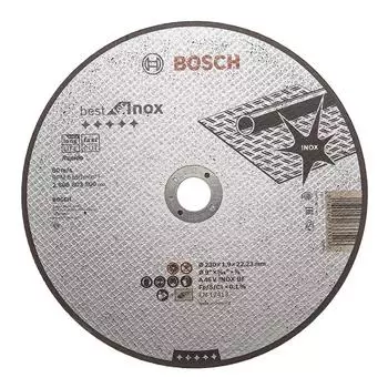 Круг отрезной Bosch 230х1.9х22 best for inox(2.608.603.500)