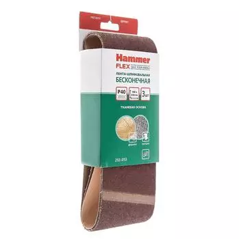 Лента шлиф. бесконечная Hammer 100х610мм p40