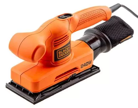 Машинка шлифовальная плоская (вибрационная) Black &amp; decker Ka310