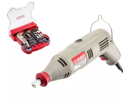 Мини-дрель ЗУБР ЗГ-130ЭК h172