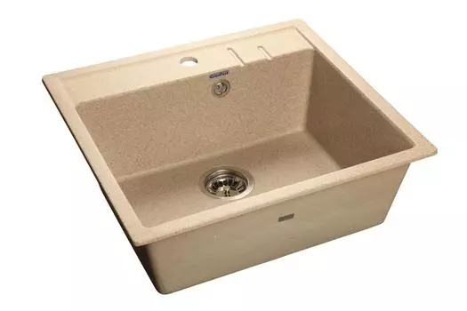 Мойка кухонная Granfest Quadro gf-q--560 песочный