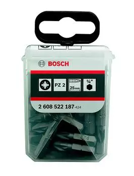 Набор бит Bosch Pz2 25мм (2608522187)