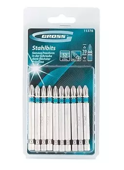 Набор бит Gross Ph2 70мм (11378)
