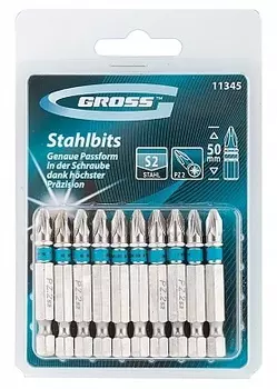 Набор бит Gross Pz2 50мм (11345)