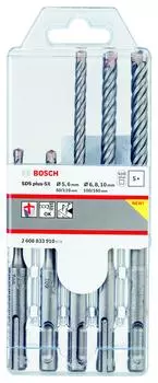 Набор буров Bosch Sds+ (2608833910)