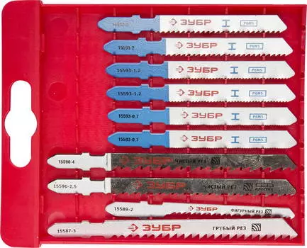 Набор пилок ЗУБР 15586-h10