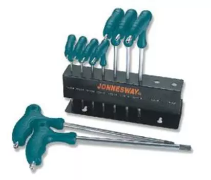 Набор шестигранных ключей с t-образной ручкой, 9 шт. Jonnesway H10mt09s