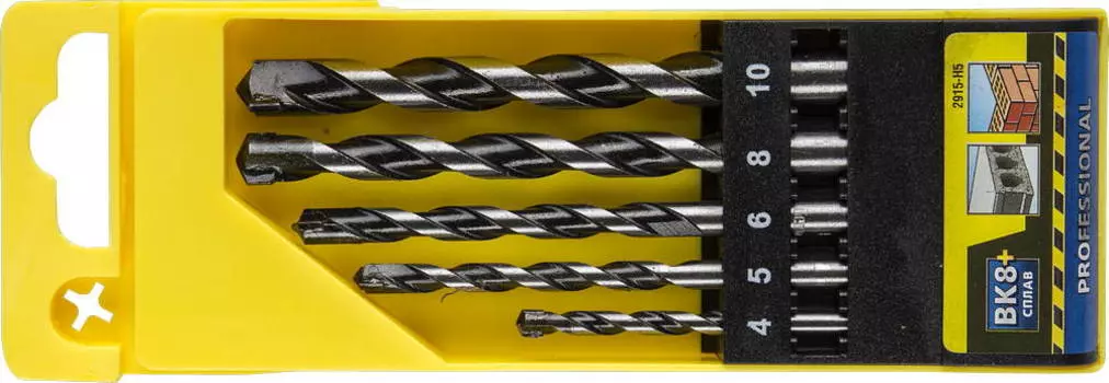 Набор сверл Stayer Ф10мм (professional 2915-h5)