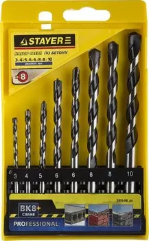 Набор сверл Stayer Ф10мм (professional 2915-h8_z01)
