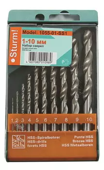 Набор сверл Sturm! 1055-01-ss1