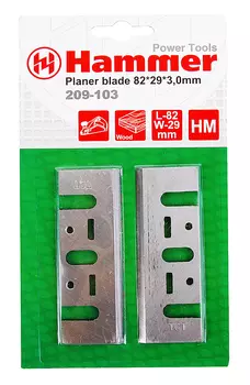 Ножи для рубанка Hammer 82мм (flex 209-103)