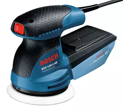Орбитальная (эксцентриковая) шлифмашина Bosch Gex 125-1 ae в кейсе (0.601.387.501)