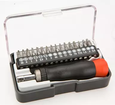 Отвертка с битами Neo 04-228