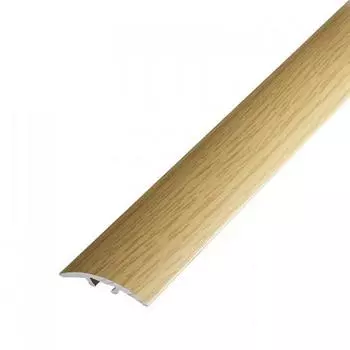 Профиль ЛУКА стыкоперекрывающий ПС 04-2.1800.082 скрытый 31мм, дуб светлый