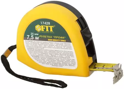Рулетка Fit 17428 ''Профи''