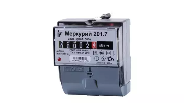 Счетчик электроэнергии ИНКОТЕКС МЕРКУРИЙ 201.7