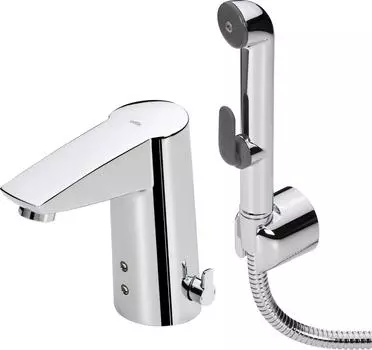 Смеситель для раковины сенсорный с гигиеническим душем Oras Cubista 2816f