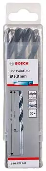Сверло по металлу Bosch Ф9.9х87мм (2.608.577.267)