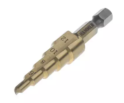 Сверло по металлу Hammer Ф12х65мм (dr mt 4,0-12,0мм*151/101мм)