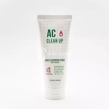 Ежедневная пенка для проблемной кожи ETUDE HOUSE AC CLEAN UP DAILY ACNE CLEANSING FOAM 150мл