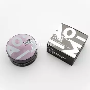 Гидрогелевые патчи для глаз с черным жемчугом и EGF AOMI BLACK PEARL EGF HYDRO-GEL EYE PATCH 60шт