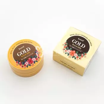 Гидрогелевые патчи с золотом и маточным молочком KOELF GOLD &amp; ROYAL JELLY HYDRO GEL EYE PATCH 60шт