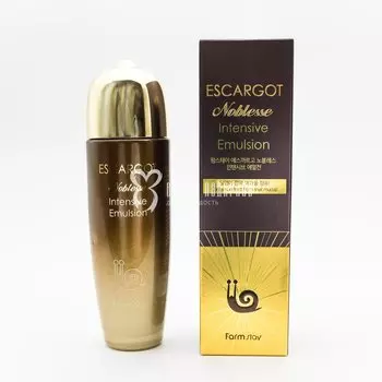 Интенсивная восстанавливающая эмульсия с экстрактом муцина королевской улитки FARMSTAY ESCARGOT NOBLESSE INTENSIVE EMULSION 150 ml